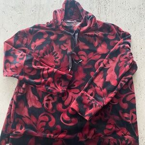 Chicos Medium Velour Cowl Neck